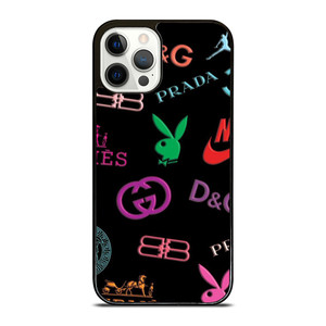 NIKE PRADA GUCCI PLAYBOY BUNNY COLLAGE iPhone 12 Pro Case Cover NIKE PRADA GUCCI PLAYBOY BUNNY COLLAGE iPhone 12 Pro Case Cover