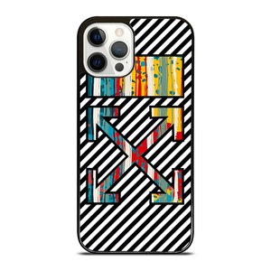OFF WHITE LOGO COLORFUL ICON iPhone 12 Pro Case Cover OFF WHITE LOGO COLORFUL ICON iPhone 12 Pro Case Cover
