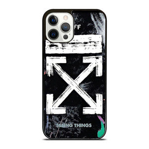 OFF WHITE LOGO SEEING THINGS iPhone 12 Pro Case Cover OFF WHITE LOGO SEEING THINGS iPhone 12 Pro Case Cover