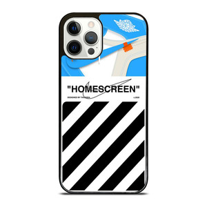 OFF WHITE NIKE LOGO SHOES HOMESCREEN iPhone 12 Pro Case Cover