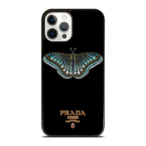 PRADA LOGO DIAMOND BUTTERFLY iPhone 12 Pro Case Cover PRADA LOGO DIAMOND BUTTERFLY iPhone 12 Pro Case Cover