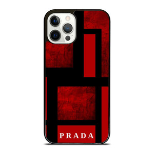 PRADA LOGO RED iPhone 12 Pro Case Cover PRADA LOGO RED iPhone 12 Pro Case Cover