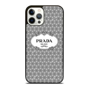 PRADA MILANO PATTERN iPhone 12 Pro Case Cover PRADA MILANO PATTERN iPhone 12 Pro Case Cover