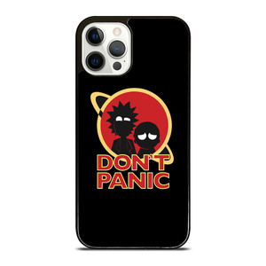 RICK AND MORTY DONT PANIC iPhone 12 Pro Case Cover RICK AND MORTY DONT PANIC iPhone 12 Pro Case Cover