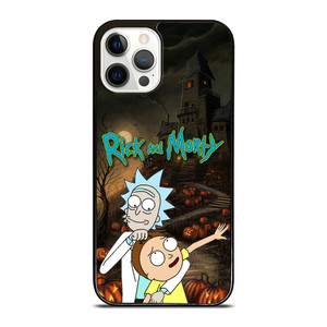 RICK AND MORTY HAPPY HALLOWEEN iPhone 12 Pro Case Cover RICK AND MORTY HAPPY HALLOWEEN iPhone 12 Pro Case Cover