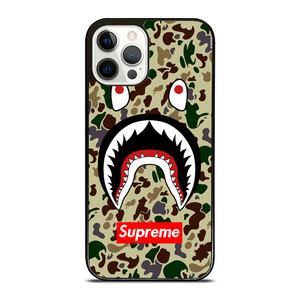 SHARK CAMO BATHING APE SUPREME iPhone 12 Pro Case Cover SHARK CAMO BATHING APE SUPREME iPhone 12 Pro Case Cover