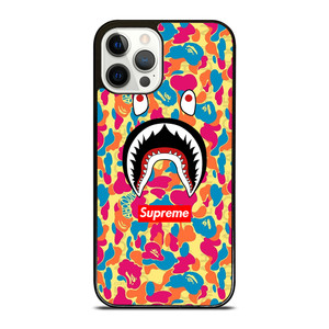 SUPREME BAPE CAMO COLOR FULL iPhone 12 Pro Case Cover SUPREME BAPE CAMO COLOR FULL iPhone 12 Pro Case Cover