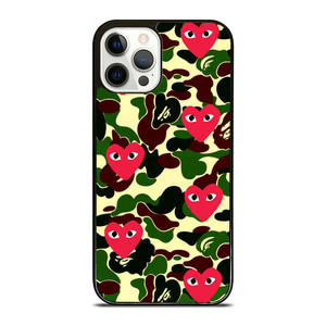 SUPREME BAPE COMME DES GARCONS iPhone 12 Pro Case Cover SUPREME BAPE COMME DES GARCONS iPhone 12 Pro Case Cover