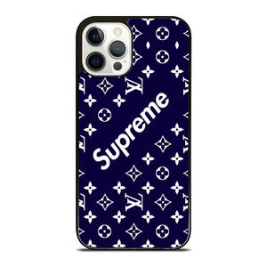 SUPREME NAVY PATTREN iPhone 12 Pro Case Cover SUPREME NAVY PATTREN iPhone 12 Pro Case Cover