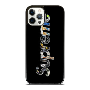 SUPREME NIKE SNEAKERS BLACK iPhone 12 Pro Case Cover SUPREME NIKE SNEAKERS BLACK iPhone 12 Pro Case Cover