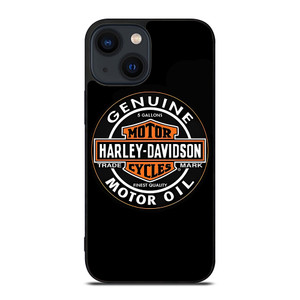 HARLEY DAVIDSON MOTOR OIL BADGE  iPhone 14 Plus Case Cover