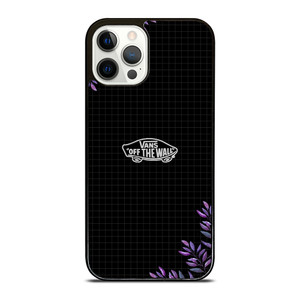 VANS LOGO VIOLET FLORAL iPhone 12 Pro Case Cover