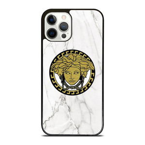 VERSACE GOLDEN LOGO ICON MARBLE iPhone 12 Pro Case Cover VERSACE GOLDEN LOGO ICON MARBLE iPhone 12 Pro Case Cover