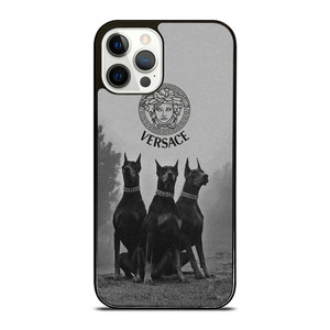 VERSACE LOGO DOBERMAN iPhone 12 Pro Case Cover VERSACE LOGO DOBERMAN iPhone 12 Pro Case Cover