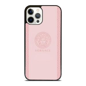 VERSACE LOGO EMBLEM PINK iPhone 12 Pro Case Cover VERSACE LOGO EMBLEM PINK iPhone 12 Pro Case Cover
