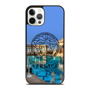 VERSACE LOGO POOL PALACE iPhone 12 Pro Case Cover VERSACE LOGO POOL PALACE iPhone 12 Pro Case Cover