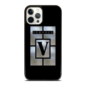 VERSACE LOGO SILVER iPhone 12 Pro Case Cover VERSACE LOGO SILVER iPhone 12 Pro Case Cover