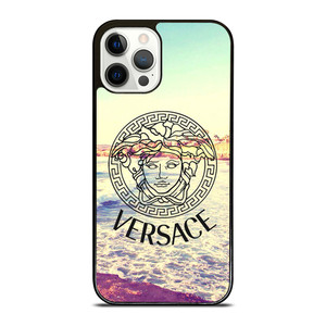 VERSACE LOGO THE BEACH iPhone 12 Pro Case Cover VERSACE LOGO THE BEACH iPhone 12 Pro Case Cover