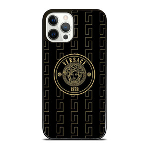 VERSACE MEDUSA BLACK iPhone 12 Pro Case Cover VERSACE MEDUSA BLACK iPhone 12 Pro Case Cover