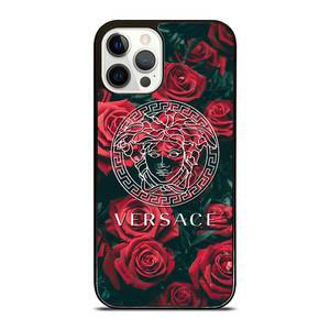 VERSACE RED ROSE iPhone 12 Pro Case Cover VERSACE RED ROSE iPhone 12 Pro Case Cover