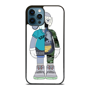 BEARBRICK X SUPREME X KAWS iPhone 12 Pro Max Case Cover BEARBRICK X SUPREME X KAWS iPhone 12 Pro Max Case Cover