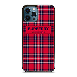BURBERRY LONDON ENGLAND RED PATTERN iPhone 12 Pro Max Case Cover BURBERRY LONDON ENGLAND RED PATTERN iPhone 12 Pro Max Case Cover