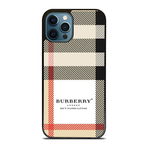 BURBERRY LONDON PATTERN LOGO iPhone 12 Pro Max Case Cover