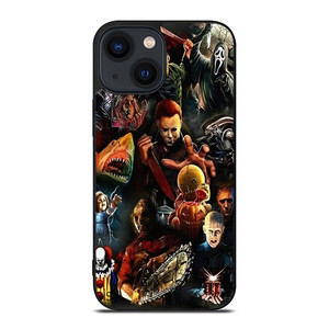 HORROR MOVIES CROSSOVER iPhone 14 Plus Case Cover HORROR MOVIES CROSSOVER iPhone 14 Plus Case Cover