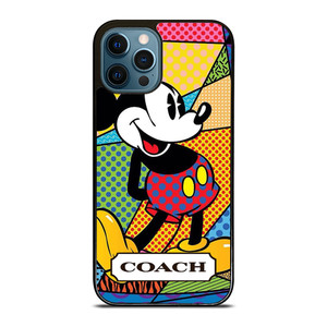 COACH NEW YORK MICKEY MOUSE ROMERO BRITTO iPhone 12 Pro Max Case Cover