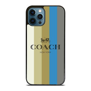 COACH NEW YORK STRIPE ICON iPhone 12 Pro Max Case Cover COACH NEW YORK STRIPE ICON iPhone 12 Pro Max Case Cover