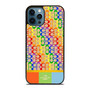 COACH NEWYORK COLORFUL ICON PATTERN iPhone 12 Pro Max Case Cover COACH NEWYORK COLORFUL ICON PATTERN iPhone 12 Pro Max Case Cover