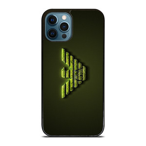 GIORGIO ARMANI GREEN EMBLEM iPhone 12 Pro Max Case Cover GIORGIO ARMANI GREEN EMBLEM iPhone 12 Pro Max Case Cover