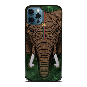 GUCCI LOGO ELEPHANT ICON iPhone 12 Pro Max Case Cover GUCCI LOGO ELEPHANT ICON iPhone 12 Pro Max Case Cover