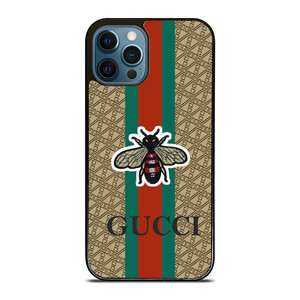 GUCCI LOGO PATTERN BEE iPhone 12 Pro Max Case Cover