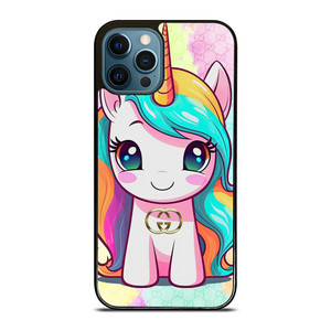 GUCCI LOGO PATTERN PRETTY UNICORN iPhone 12 Pro Max Case Cover