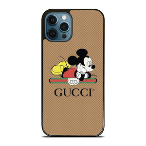 GUCCI LOGO X DISNEY MICKEY MOUSE ICON iPhone 12 Pro Max Case Cover GUCCI LOGO X DISNEY MICKEY MOUSE ICON iPhone 12 Pro Max Case Cover