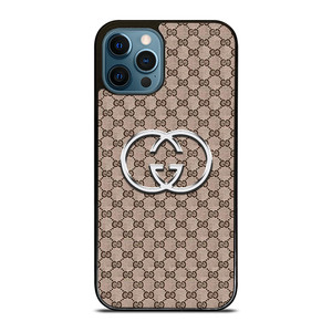 GUCCI PATTERN EMBLEM iPhone 12 Pro Max Case Cover
