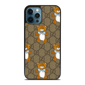 GUCCI TEDDY BEAR PATTERN iPhone 12 Pro Max Case Cover GUCCI TEDDY BEAR PATTERN iPhone 12 Pro Max Case Cover