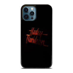 HARLEY DAVIDSON RED GLOW LOGO iPhone 12 Pro Max Case Cover HARLEY DAVIDSON RED GLOW LOGO iPhone 12 Pro Max Case Cover