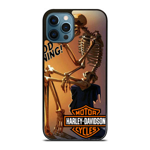 HARLEY DAVIDSON SKULL GOOD MORNING iPhone 12 Pro Max Case Cover