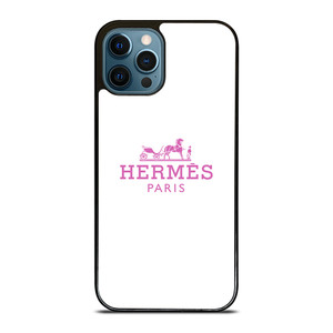 HERMES PARIS PINK LOGO iPhone 12 Pro Max Case Cover HERMES PARIS PINK LOGO iPhone 12 Pro Max Case Cover