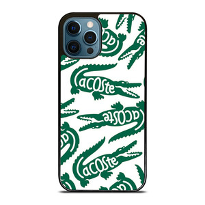 LACOSTE ART LOGO iPhone 12 Pro Max Case Cover LACOSTE ART LOGO iPhone 12 Pro Max Case Cover