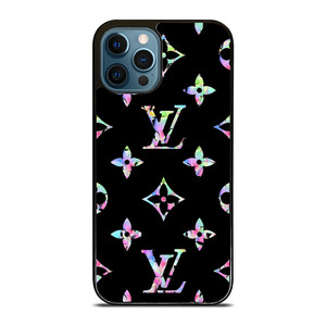 LOUIS VUITTON LOGO LV BLACK RAINBOW iPhone 12 Pro Max Case Cover LOUIS VUITTON LOGO LV BLACK RAINBOW iPhone 12 Pro Max Case Cover