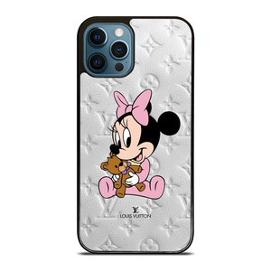 LOUIS VUITTON LV LOGO BABY MINNIE MOUSE DISNEY iPhone 12 Pro Max Case Cover
