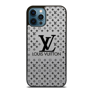 LOUIS VUITTON LV LOGO GRAY iPhone 12 Pro Max Case Cover LOUIS VUITTON LV LOGO GRAY iPhone 12 Pro Max Case Cover