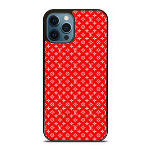 LV LOUIS VUITTON LOGO RED PATTERN iPhone 12 Pro Max Case Cover