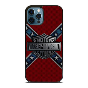 MOTORCYCLE HARLEY DAVIDSON LOGO RED iPhone 12 Pro Max Case Cover