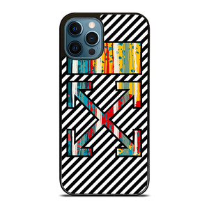 OFF WHITE LOGO COLORFUL ICON iPhone 12 Pro Max Case Cover OFF WHITE LOGO COLORFUL ICON iPhone 12 Pro Max Case Cover