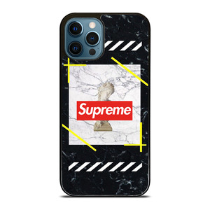 OFF WHITE STATUE SUPREME iPhone 12 Pro Max Case Cover OFF WHITE STATUE SUPREME iPhone 12 Pro Max Case Cover