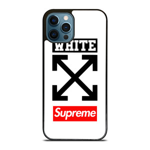 OFF WHITE SUPREME LOGO iPhone 12 Pro Max Case Cover